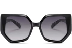 Geometric Black Acetate Sunglasses #BS2607-0058