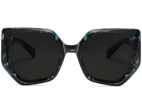 Geometric Tortoiseshell Acetate Sunglasses #BS2607-0060