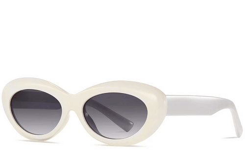 Butterfly Cream Acetate Sunglasses #BS2607-0072