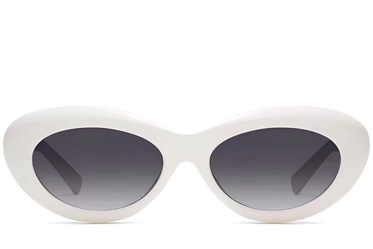 Vlindercrème acetaat zonnebril #BS2607-0072