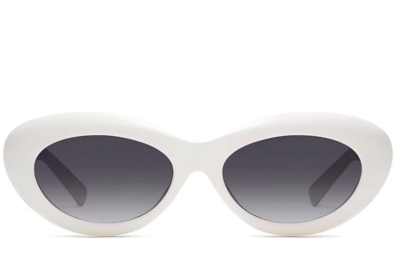Butterfly Cream Acetate Sunglasses #BS2607-0072