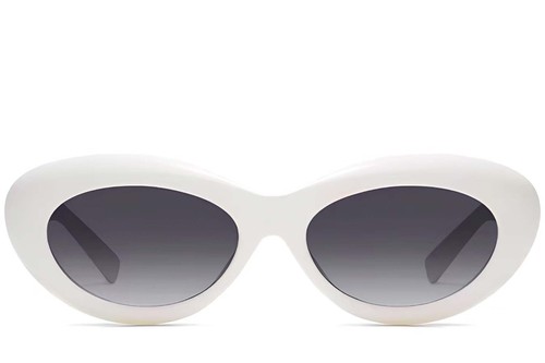Butterfly Cream Acetate Sunglasses #BS2607-0072