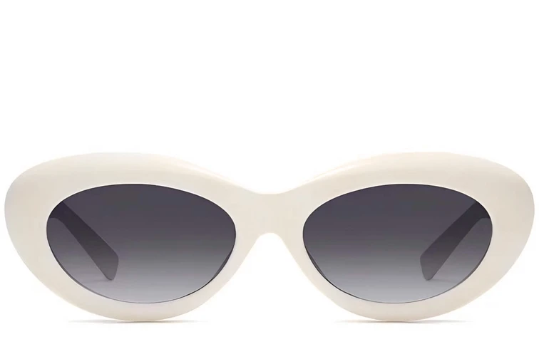 Butterfly Cream Acetate Sunglasses #BS2607-0072