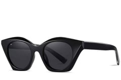 Butterfly Black Acetate Sunglasses #BS2607-0073
