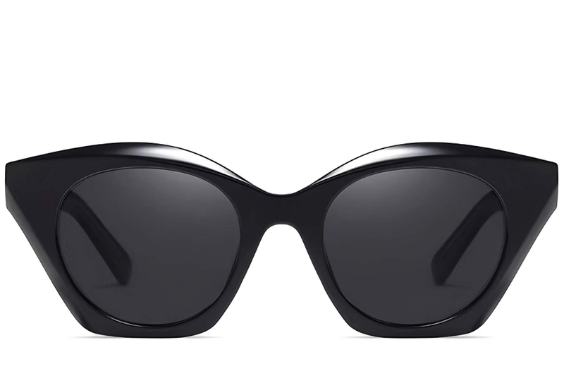 Butterfly Black Acetate Sunglasses #BS2607-0073