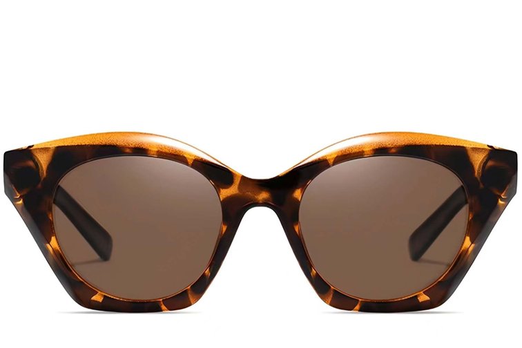 Gafas de sol de acetato con forma de mariposa y carey # BS2607-0074
