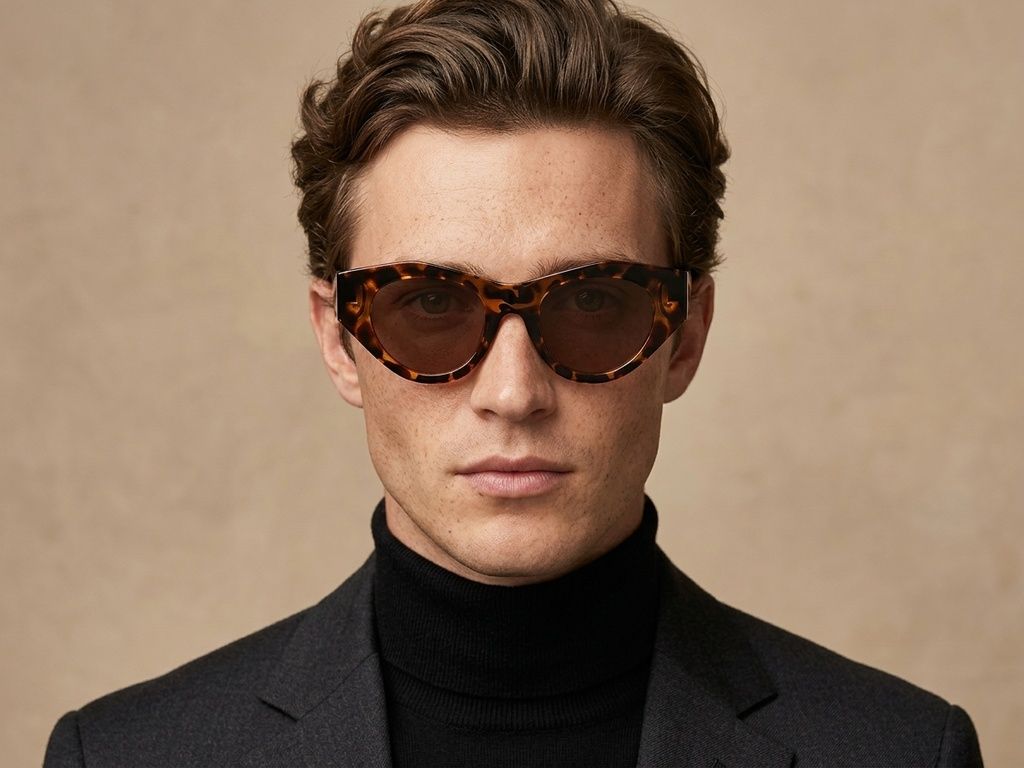 Butterfly Tortoiseshell Acetate Sunglasses #BS2607-0075