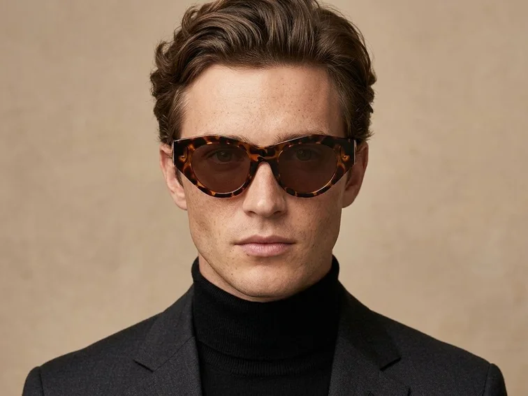 Butterfly Tortoiseshell Acetate Sunglasses #BS2607-0075