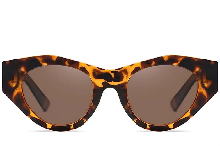 Gafas de sol de acetato con forma de mariposa y carey # BS2607-0075