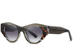 Butterfly Green Acetate Sunglasses #BS2607-0076