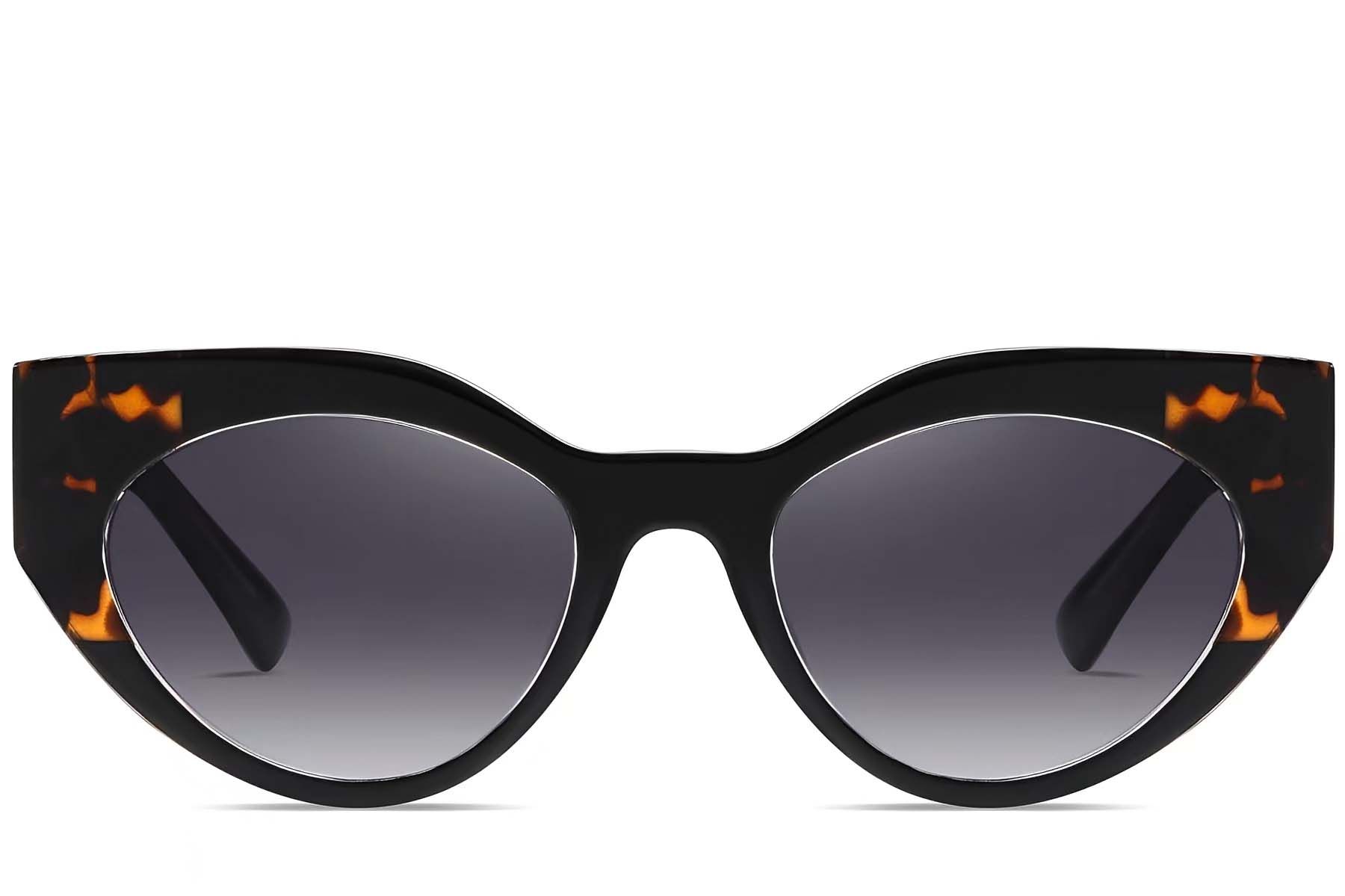 Butterfly Black Acetate Sunglasses #BS2607-0078