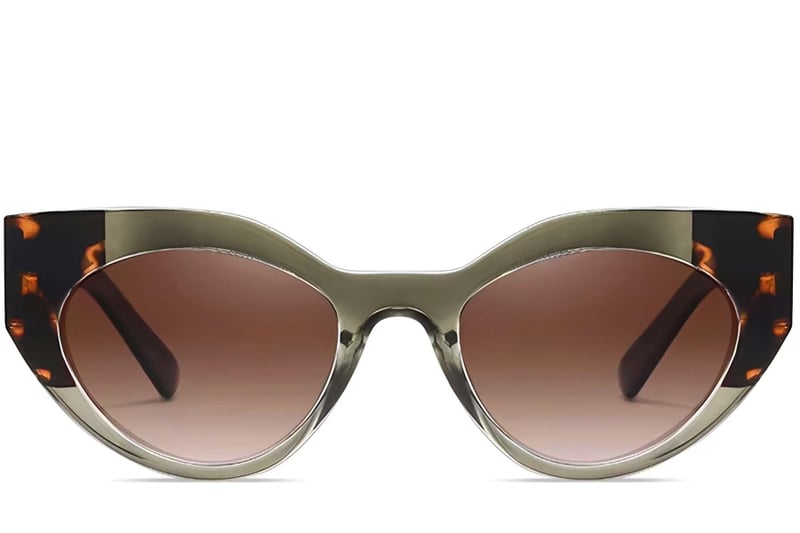 Butterfly Green Acetate Sunglasses #BS2607-0079