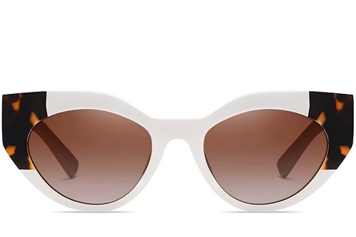 Butterfly Cream Acetate Sunglasses #BS2607-0080