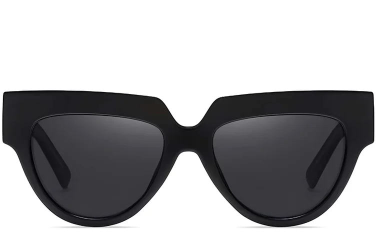 Butterfly Black Acetate Sunglasses #BS2607-0083