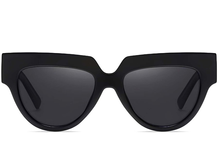 Butterfly Black Acetate Sunglasses #BS2607-0083