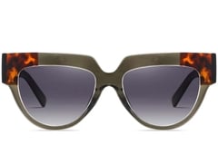 Butterfly Green Acetate Sunglasses #BS2607-0084