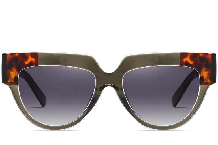 Butterfly Green Acetate Sunglasses #BS2607-0084