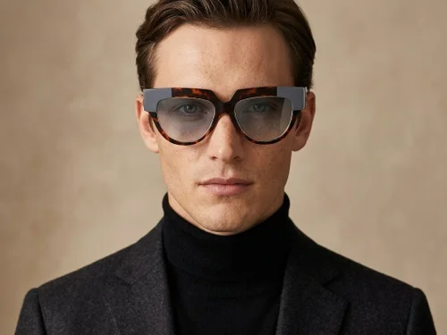 Lunettes de soleil papillon en acétate écaille de tortue #BS2607-0085