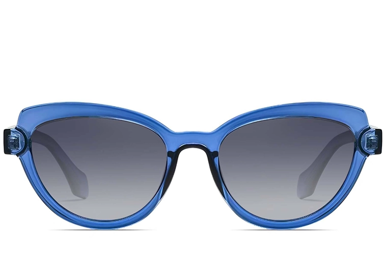 Butterfly Blue Acetate Sunglasses #BS2607-0089