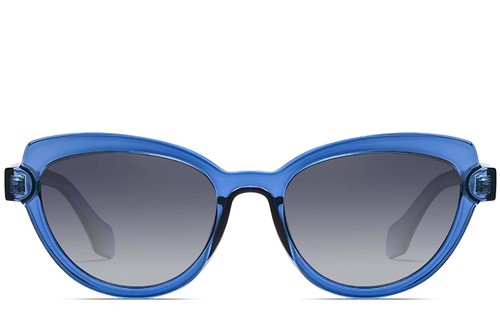 Butterfly Blue Acetate Sunglasses #BS2607-0089