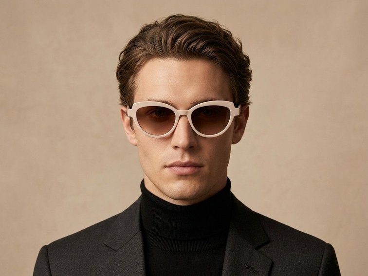 Gafas de sol de acetato rosa mariposa #BS2607-0090