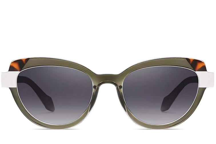 Butterfly Green Acetate Sunglasses #BS2607-0091