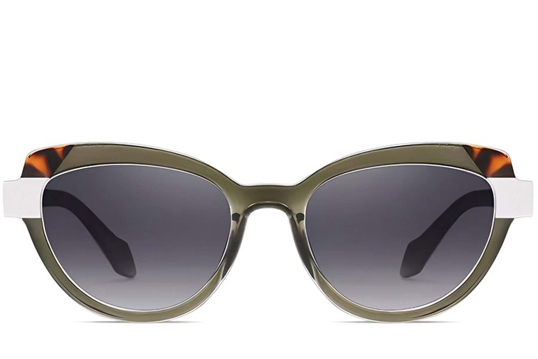 Butterfly Green Acetate Sunglasses #BS2607-0091
