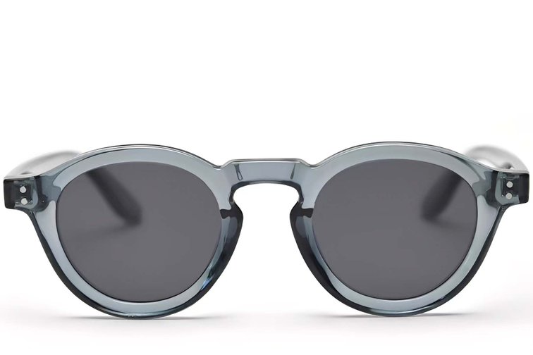 Ovale graue TR90-Sonnenbrille #BS2607-0092