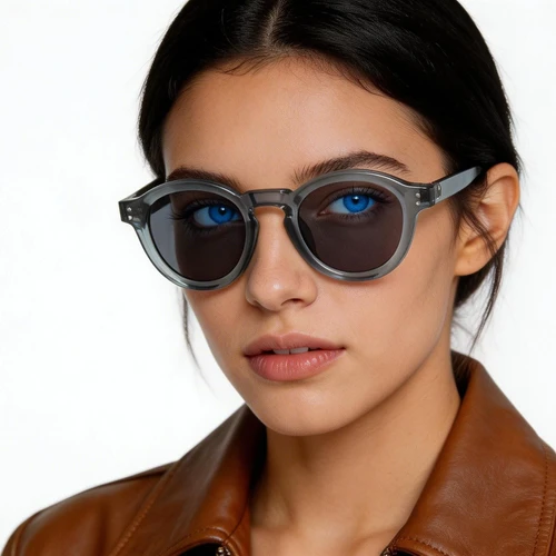 Oval Grey TR90 Sunglasses #BS2607-0092