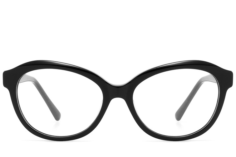 Butterfly Black Acetate Glasses #BS2607-0093
