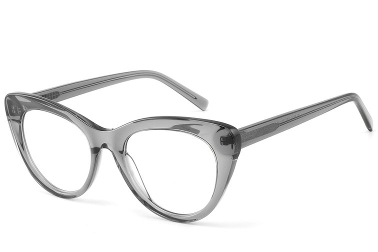 Butterfly Gray Acetate Glasses #BS2607-0108