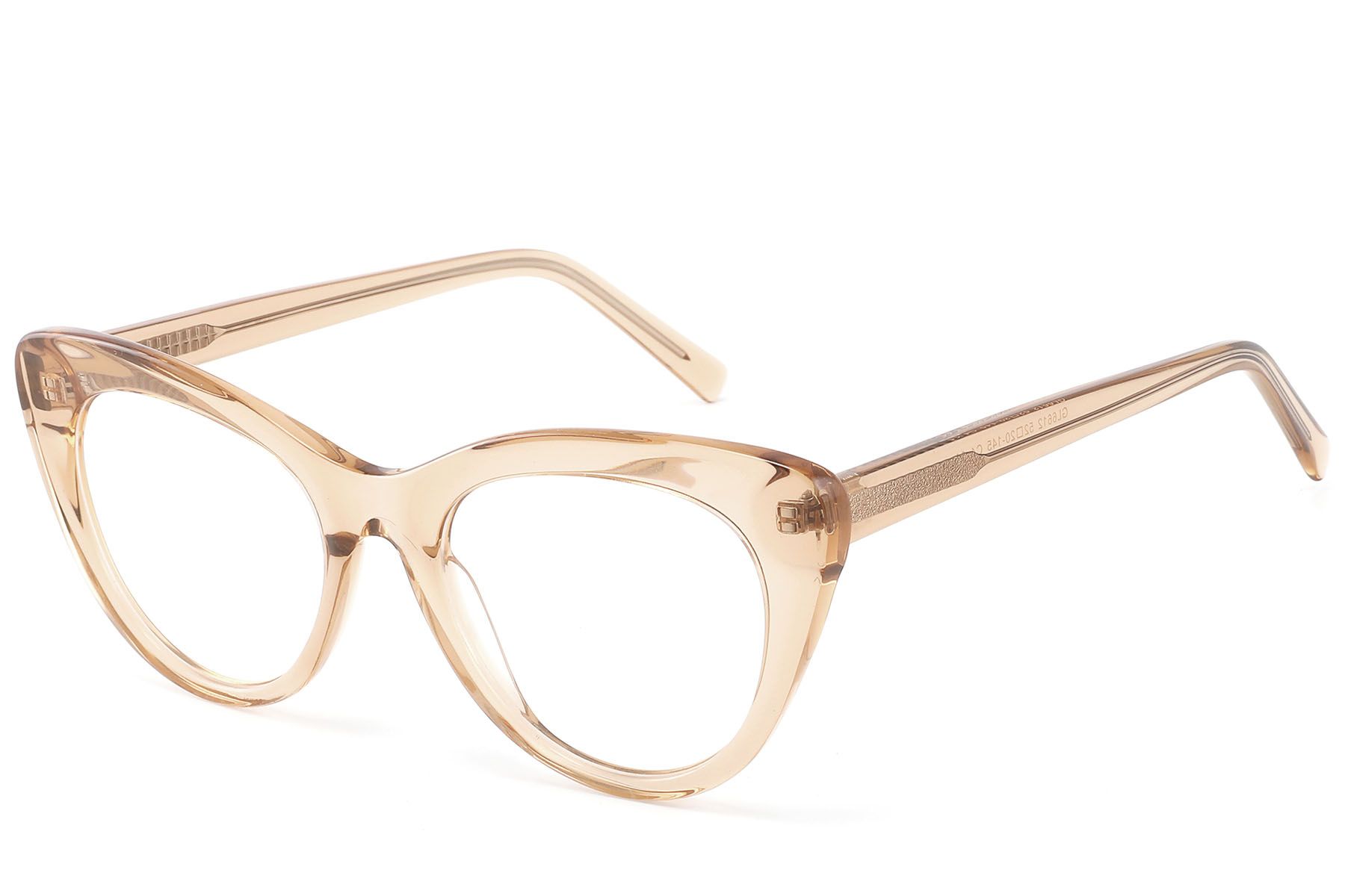 Butterfly Orange Acetate Glasses #BS2607-0109