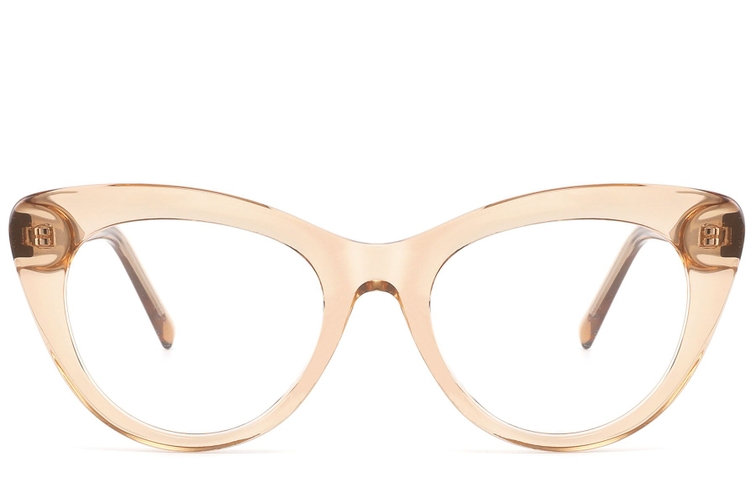 Butterfly Orange Acetate Glasses #BS2607-0109