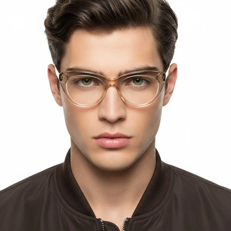 Butterfly Orange Acetate Glasses #BS2607-0109