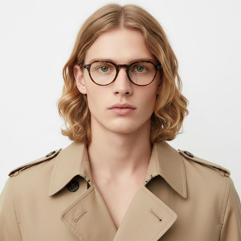 Ovale Acetatbrille in Schildpattoptik #BS2607-0112