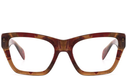 Lunettes en acétate écaille de tortue papillon #BS2607-0116