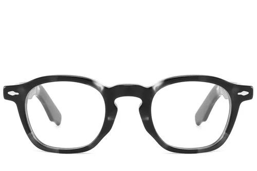 Lunettes rectangulaires en acétate noir #BS2607-0127