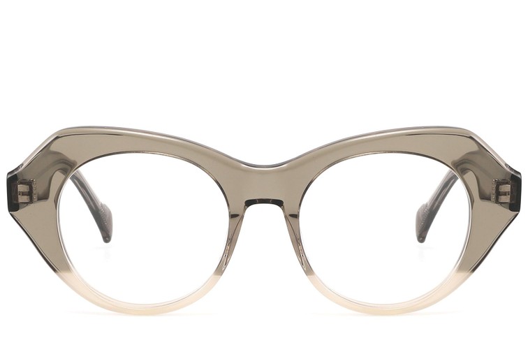 Ovale graue Acetatgläser #BS2607-0153