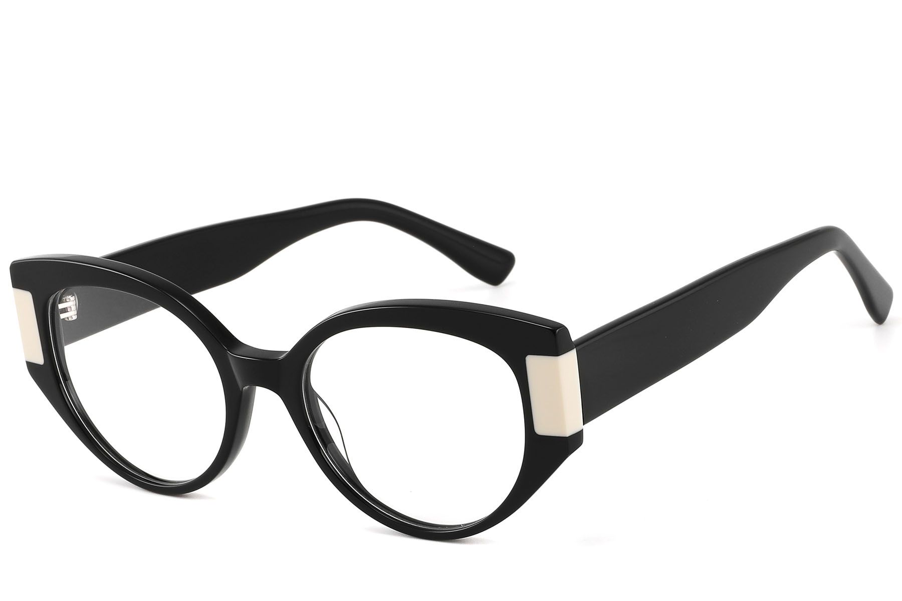 Butterfly Black Acetate Glasses #BS2607-0159