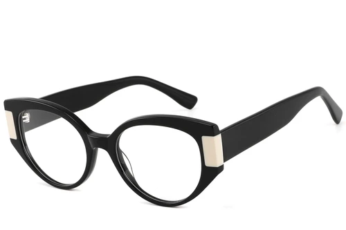 Butterfly Black Acetate Glasses #BS2607-0159