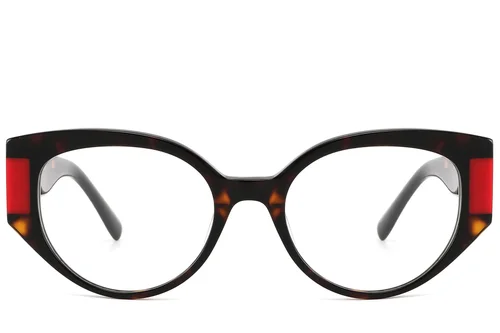 Lunettes en acétate écaille de tortue papillon #BS2607-0160