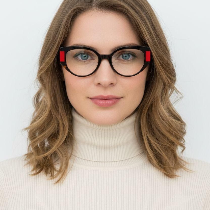 Butterfly Tortoiseshell Acetate Glasses #BS2607-0160