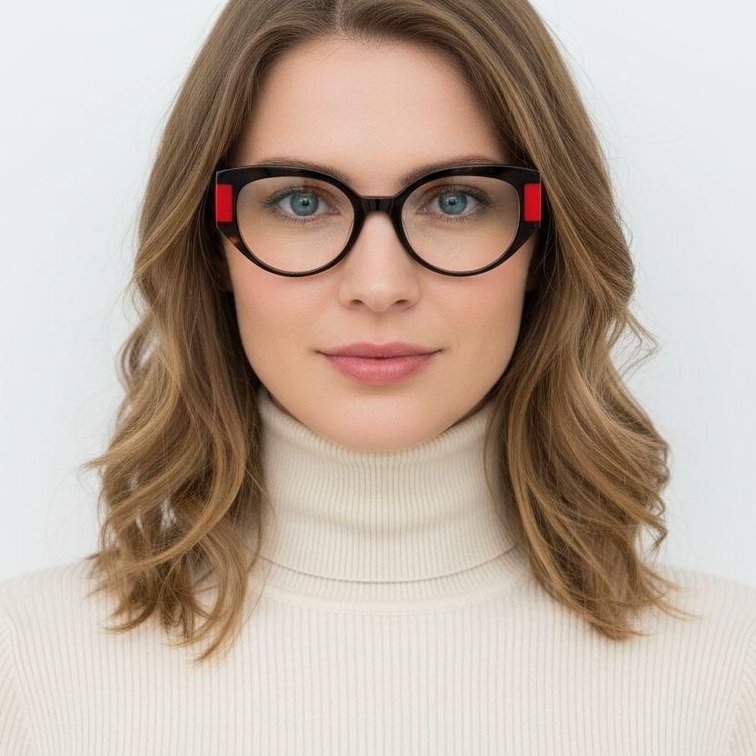 Butterfly Tortoiseshell Acetate Glasses #BS2607-0160