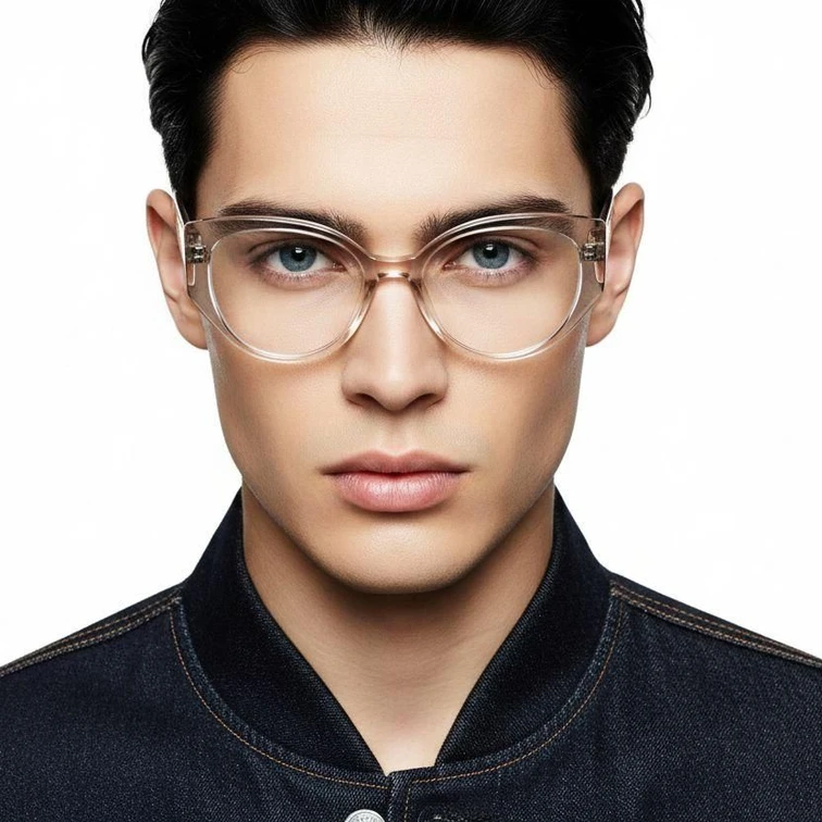 Lunettes en acétate rose papillon #BS2607-0161