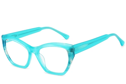 Gafas de acetato azul mariposa #BS2607-0163