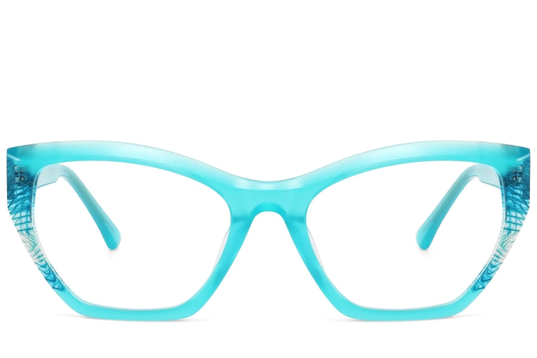 Butterfly Blue Acetate Glasses #BS2607-0163