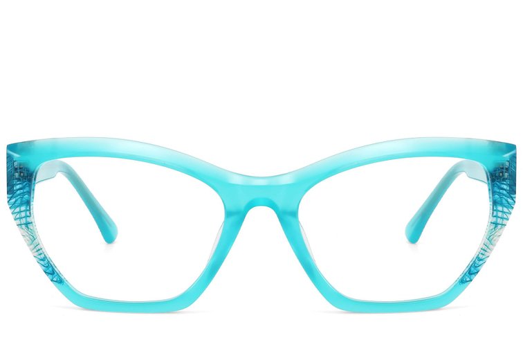 Butterfly Blue Acetate Glasses #BS2607-0163