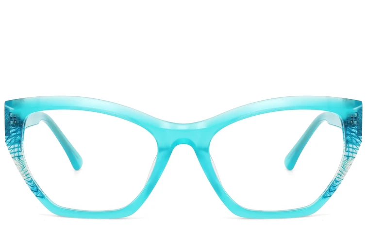 Gafas de acetato azul mariposa #BS2607-0163