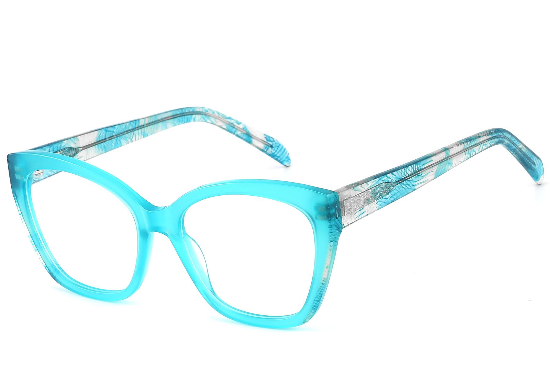 Butterfly Blue Acetate Glasses #BS2607-0165