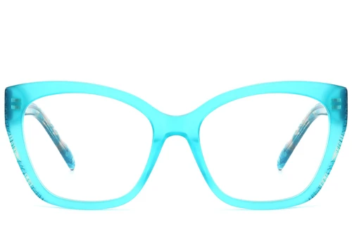 Gafas de acetato azul mariposa #BS2607-0165